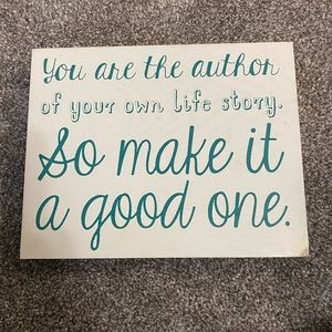 Home Decor — Display w/ Writing